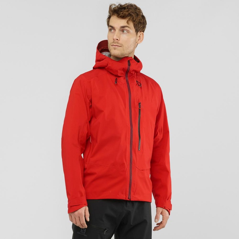 Vestes De Ski Salomon Outpeak 3L Light Shell Jacket M Homme Rouge | 71925-RBCV