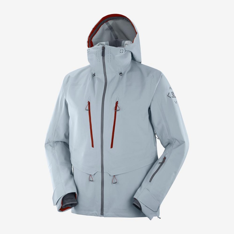 Vestes De Ski Salomon Qst 3L Homme Bleu | 90274-ISQW