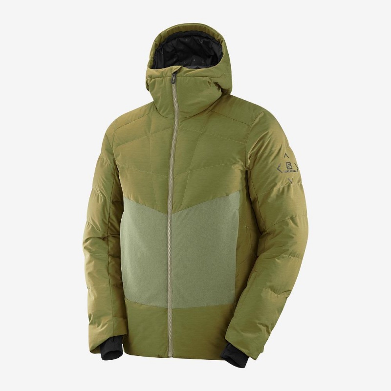 Vestes De Ski Salomon Snowshelter Jacket M Homme Vert | 38672-JQFD