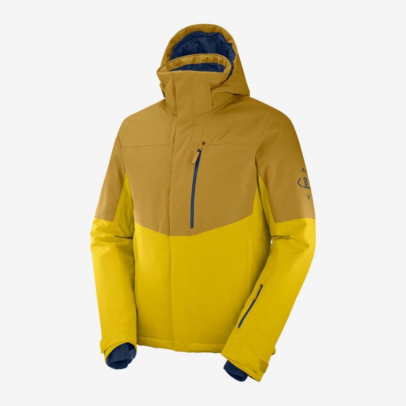 Vestes De Ski Salomon Speed Homme Jaune | 43829-HYWP