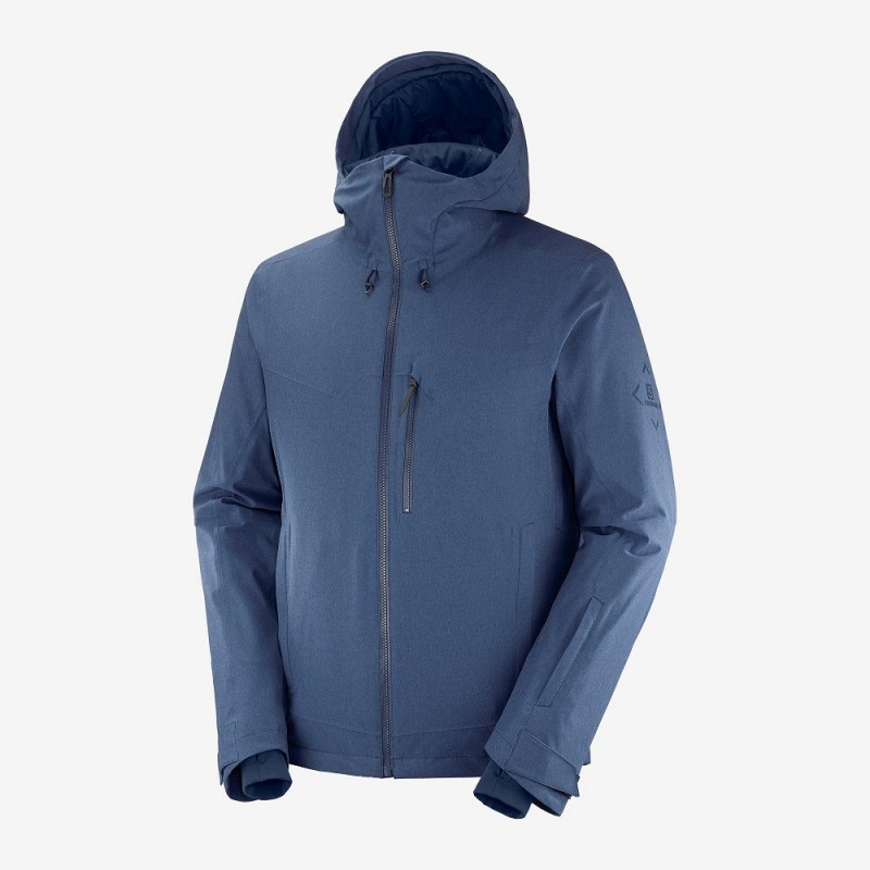 Vestes De Ski Salomon Untracked Homme Bleu Marine | 60397-NBIZ