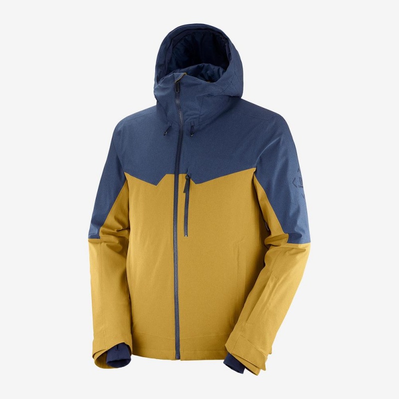 Vestes De Ski Salomon Untracked Homme Jaune | 15637-NWRO